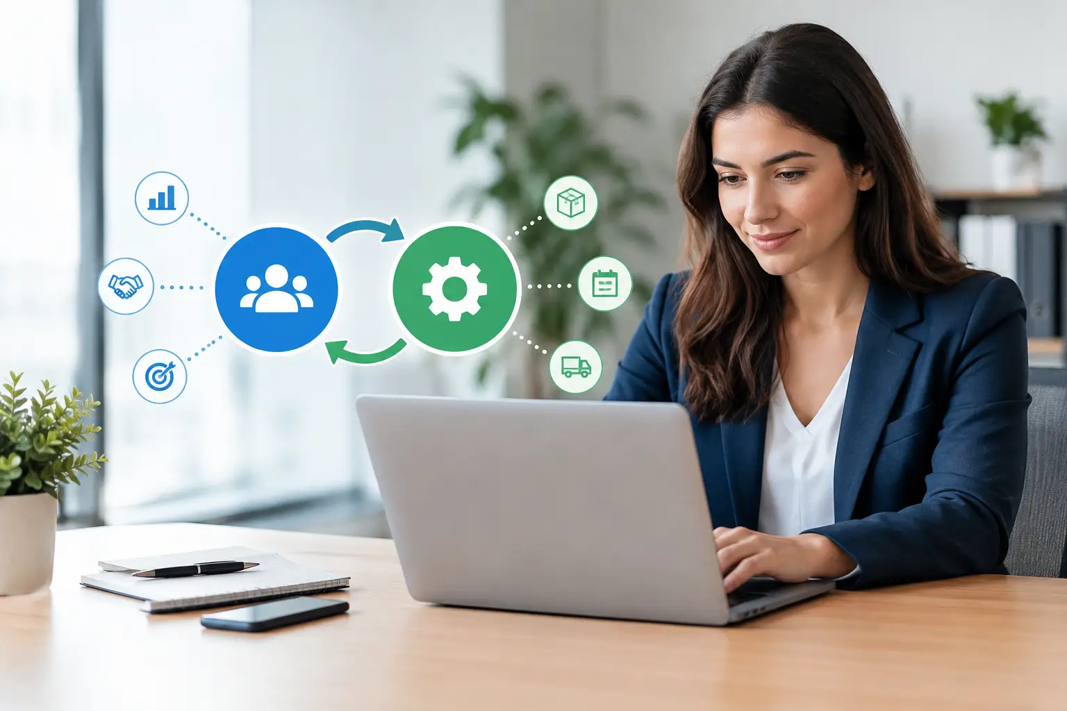 Cómo integrar CRM ERP sin frenar la operación